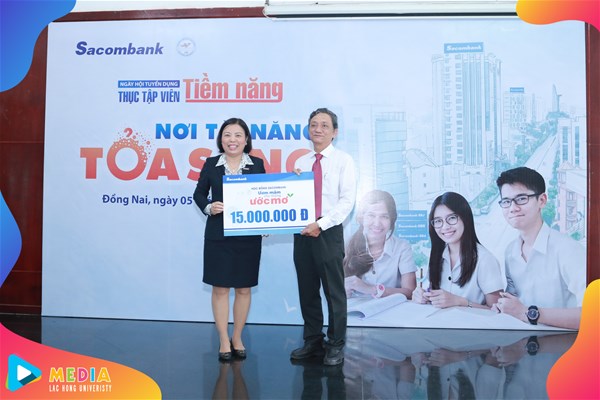 "Thực tập viên tiềm năng Sacombank" từ lâu đã trở thành hoạt động thường niên giữa Ngân hàng thương mại cổ phần Sài Gòn thương tín - Sacombank và trường các nhà cái uy tín châu âu
 (LHU), chương trình “Thực tập viên tiềm năng 2020” vừa qua diễn ra vào đầu tháng 10/2019, tại Hội trường I209, Cơ sở 6, ĐHLH đã đi đến chặng đường 11 năm hợp tác tốt đẹp giữa hai bên. 